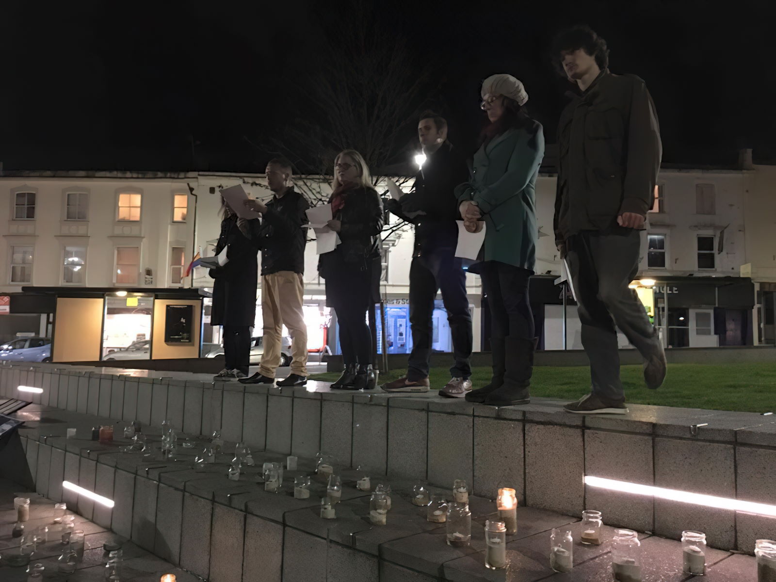 The TDoR vigil in Bournemouth in November 2015